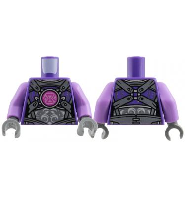 Figura felsőtest kezekkel - mintás/matricás