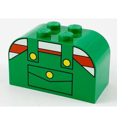 Módosított kocka 2 x 4 x 2 - mintás/matricás