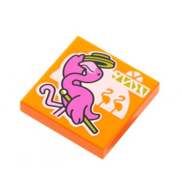 Csempe 2 x 2 - mintás/matricás