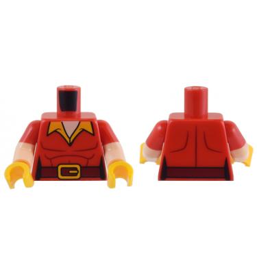 Figura felsőtest kezekkel - mintás/matricás