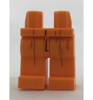 Minifigura csípő és lábak - mintás/matricás