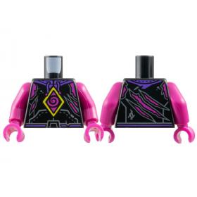 Figura felsőtest kezekkel - mintás/matricás™