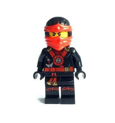 Ninjago figura Kai - Round Torso Emblem (70735) njo148