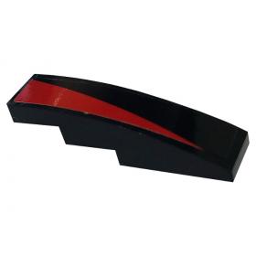 Lejtő, íves 4 x 1 - mintás/matricás™