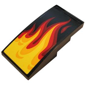 Lejtő, íves 4 x 2 - mintás/matricás™