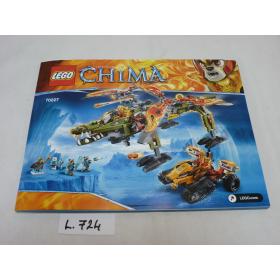 Lego Legends of Chima 70227 - CSAK ÖSSZERAKÁSI ÚTMUTATÓ!™