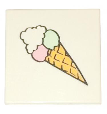 Csempe 2 x 2 - mintás/matricás