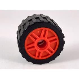 Kerék 18mm D. x 14mm, fekete 24 x 14 gumiabronccsal™