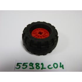 Kerék 18mm D. x 14mm, fekete 37 x 18R abronccsal™