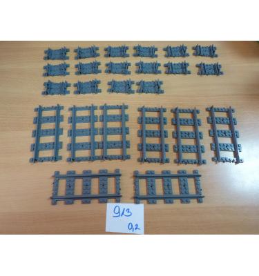 LEGO Vonat, vasút, sín elemek