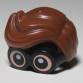Minifigura haj és szemüveg
