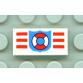 Csempe 1 x 2 - mintás/matricás