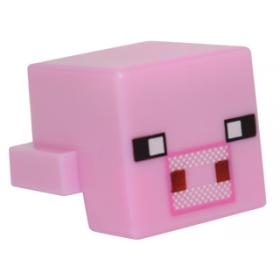 1 x 2 módosított lapos elem - Minecraft malac fej™