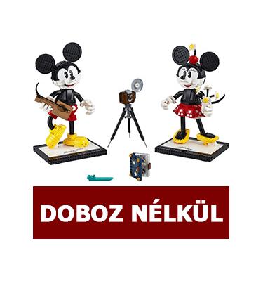 Megépíthető Mickey és Minnie egér - DOBOZ NÉLKÜL