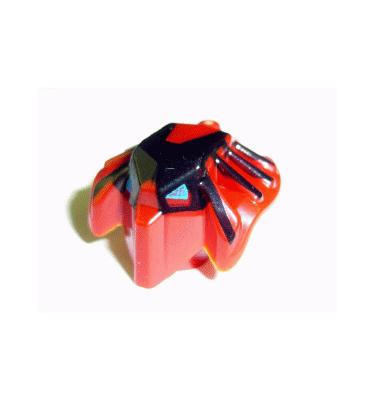 Módosított Minifigura fej (Bionicle) - mintás/matricás
