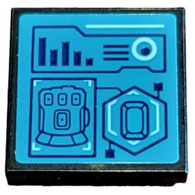 Csempe 2 x 2 - mintás/matricás™