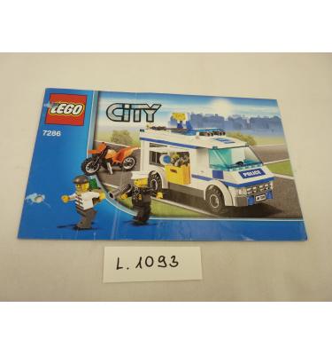 Lego City 7286 - CSAK ÖSSZERAKÁSI ÚTMUTATÓ!