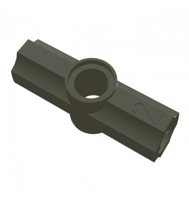 Technic tengely- és pin csatlakozó 180°
