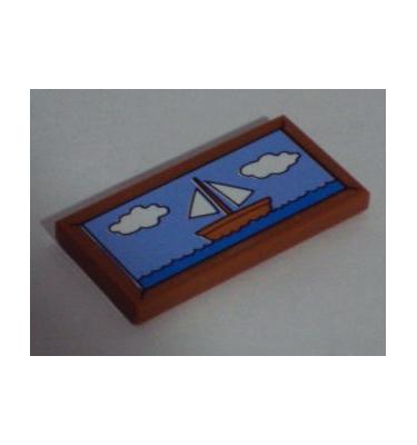 Csempe 2 x 4 - mintás/matricás
