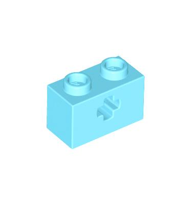 Technic kocka 1 x 2, tengelylyukkal