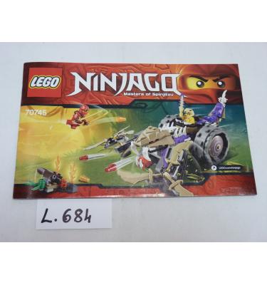 Lego Ninjago 70745 - CSAK ÖSSZERAKÁSI ÚTMUTATÓ!