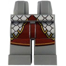 Minifigura láb - mintás/matricás™