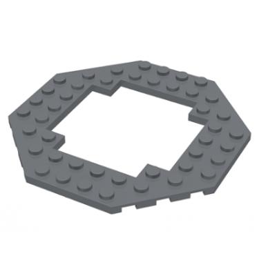 Módosított lapos elem 10 x 10 nyolcszögletes, 6 x 6 nyitott középrésszel