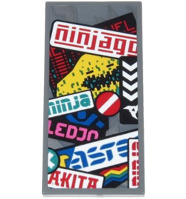 Csempe 2 x 4 - mintás/matricás