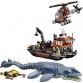 A mosasaurus támadása