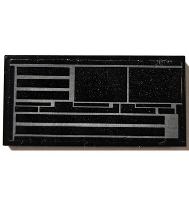 Csempe 2 x 4 - mintás/matricás