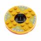 Forgótányér 6 x 6 (Ninjago Spinner) - mintás/matricás
