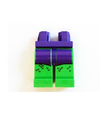 Minifigura csípő és lábak - mintás/matricás