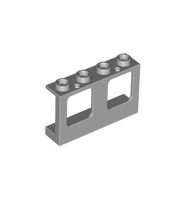 Ablak 1 x 4 x 2, üveg nélkül