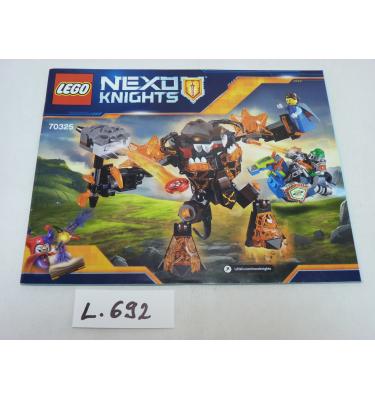 Lego Nexo Knights 70325 - CSAK ÖSSZERAKÁSI ÚTMUTATÓ!