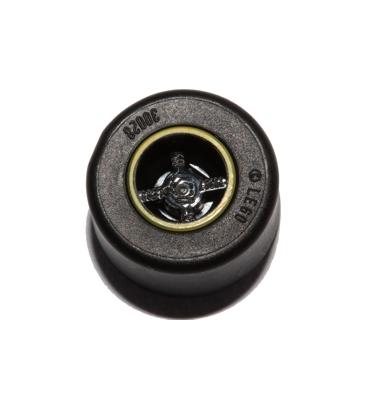 Kerék 8mm D. x 9mm fekete 14mm D. x 9mm gumival - mintás/matricás