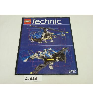 Lego Technic 8412 - CSAK ÖSSZERAKÁSI ÚTMUTATÓ!
