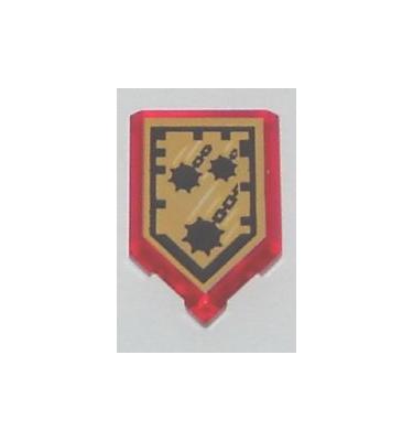 Ötszögű csempe 2 x 3 - mintás/matricás