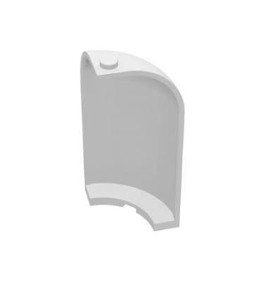 Sarokpanel 3 x 3 x 6, felül ívelt
