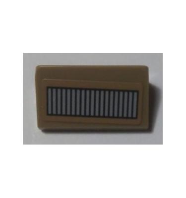 Lejtő 30° 1 x 2 x 2/3 - mintás/matricás
