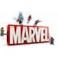 MARVEL logó és minifigurák