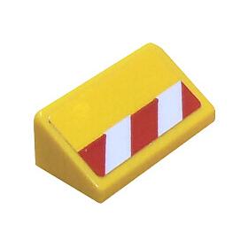 Lejtő 30° 1 x 2 x 2/3 - mintás/matricás™