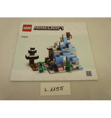 Lego Minecraft 21243 - CSAK ÖSSZERAKÁSI ÚTMUTATÓ!