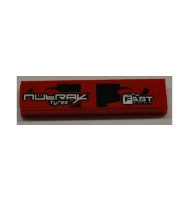 Csempe 1 x 4 - mintás/matricás