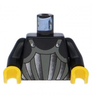 Figura felsőtest kezekkel - mintás/matricás