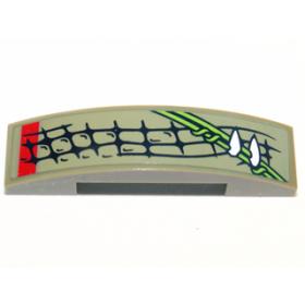 Lejtő, íves 4 x 1 x 2/3 Dupla - mintás/matricás™