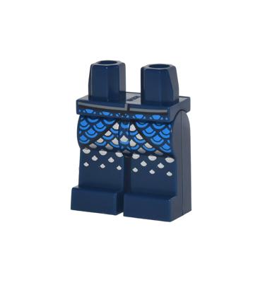 Minifigura csípő és lábak - mintás/matricás