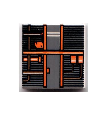 Csempe 2 x 2 - mintás/matricás