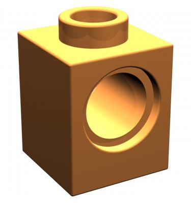 Technic kocka 1 x 1, lyukas