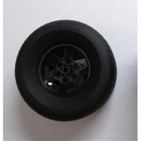 Kerék 43.2mm D. x 26mm, fekete 81.6 x 44 R gumiabronccsal (Technic Racing)™