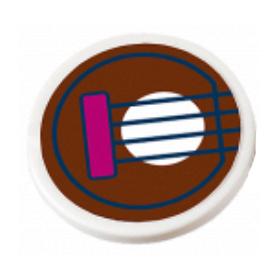 Jelzőtábla 2 x 2 (kerek) - mintás/matricás™